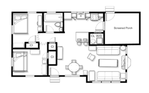 Hamptons Beach House Floor Plan
